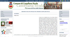 Desktop Screenshot of comune.castellana-sicula.pa.it